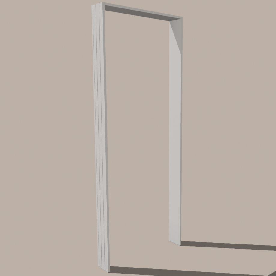 Door Jamb Moulding – Paulownia Interior Door Frame Trim, Pre-Primed and Ready for Finish