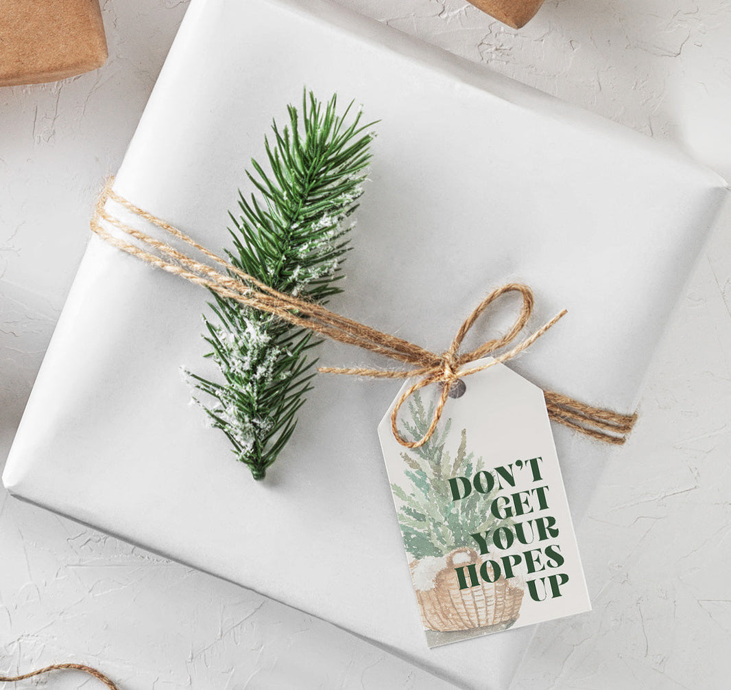 Don't get your hopes up Gift Tags