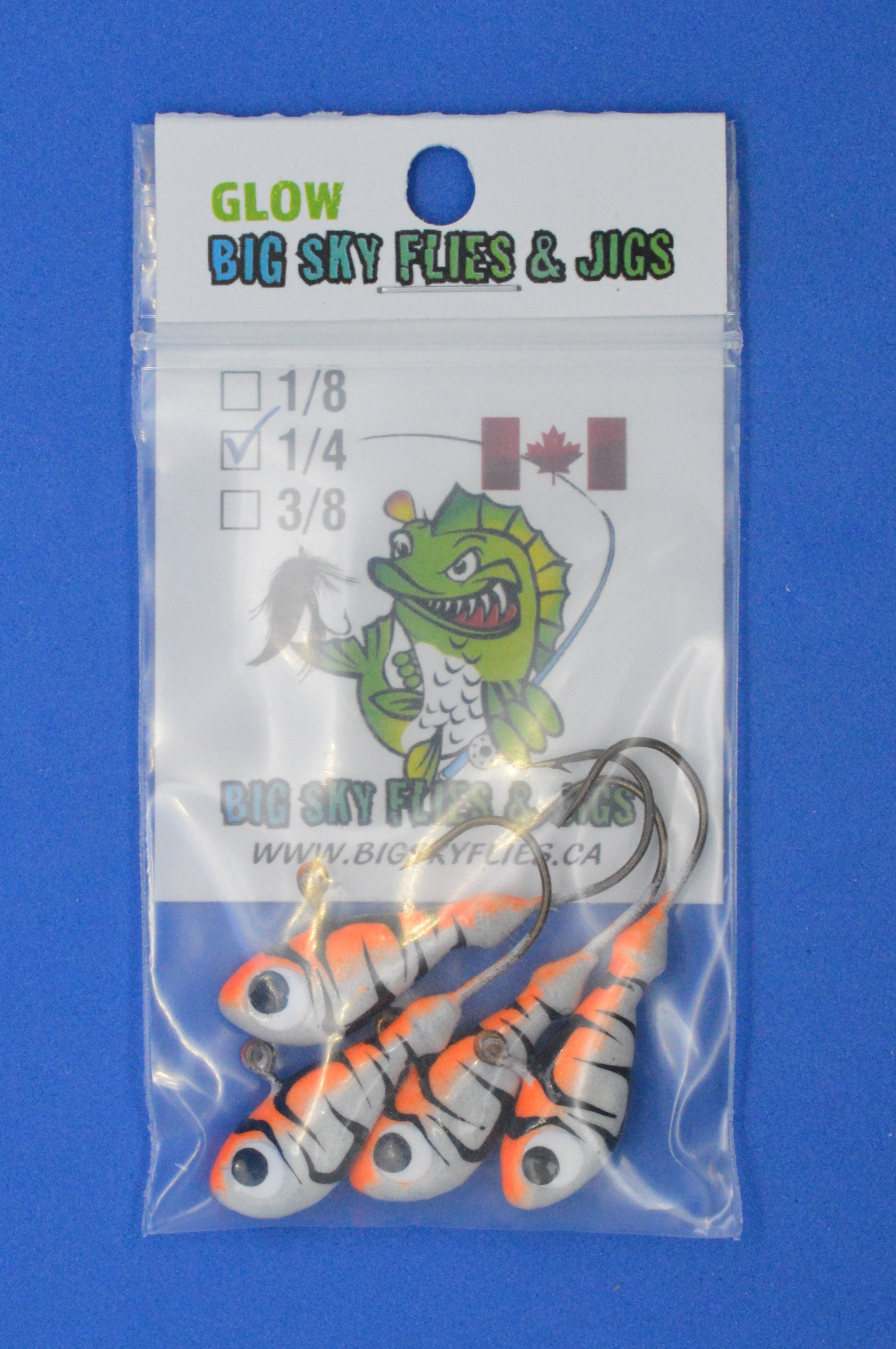 🍁Big Sky Deluxe Ultra Minnow 1/4oz Jigs 4/pack