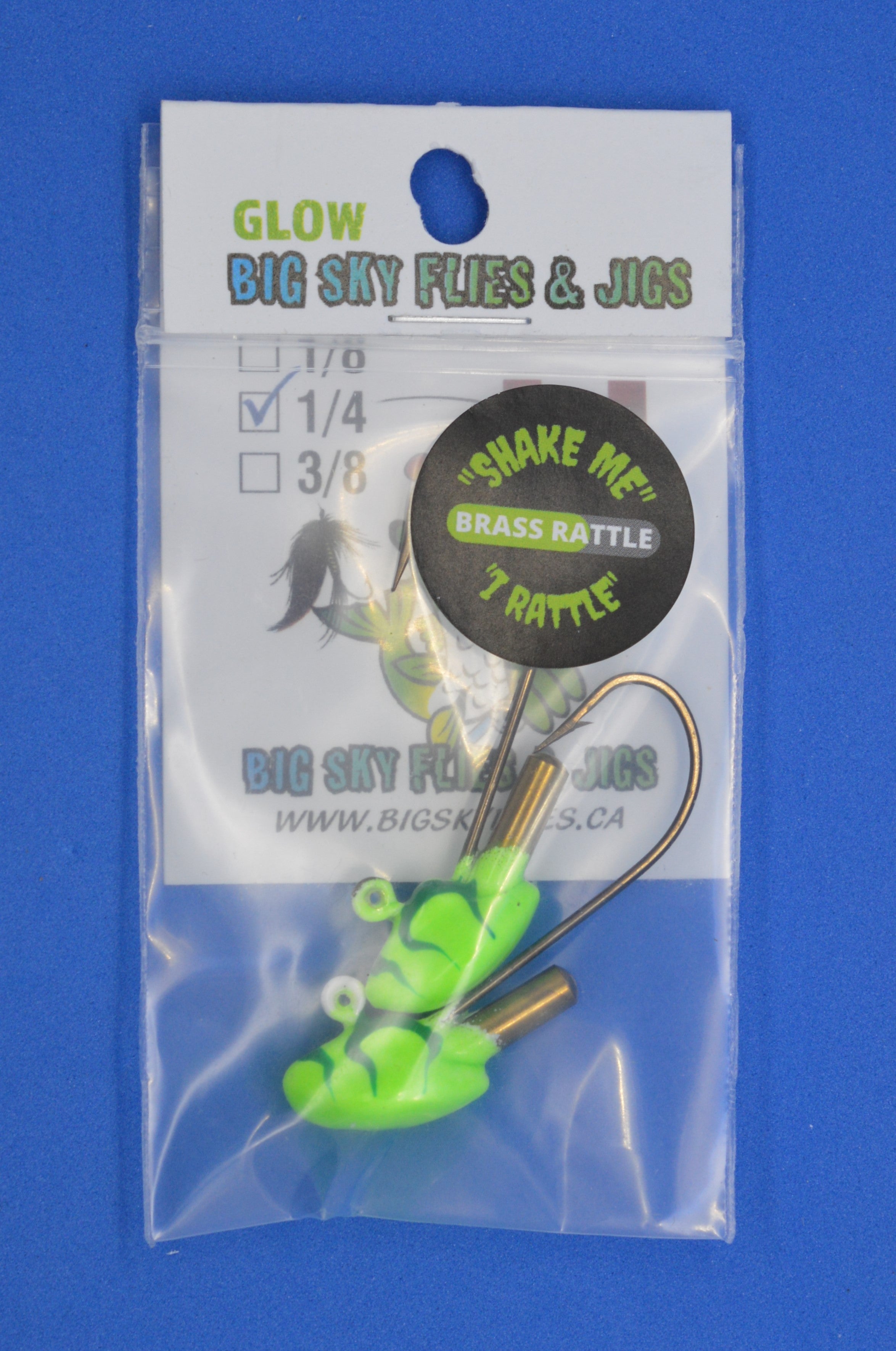 🍁Big Sky Erie Rattle Jigs 1/4oz 2/pack
