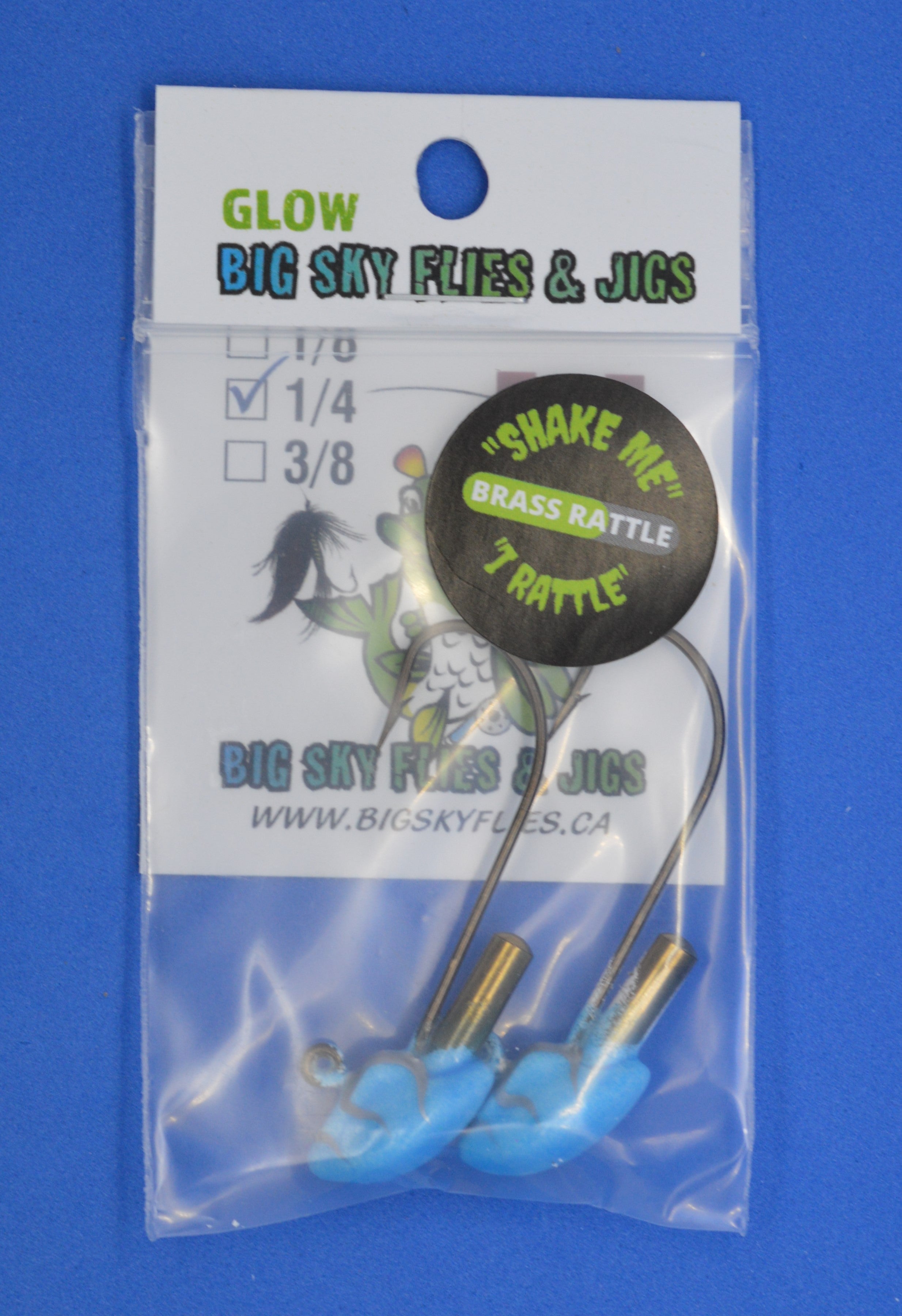 🍁Big Sky Erie Rattle Jigs 1/4oz 2/pack