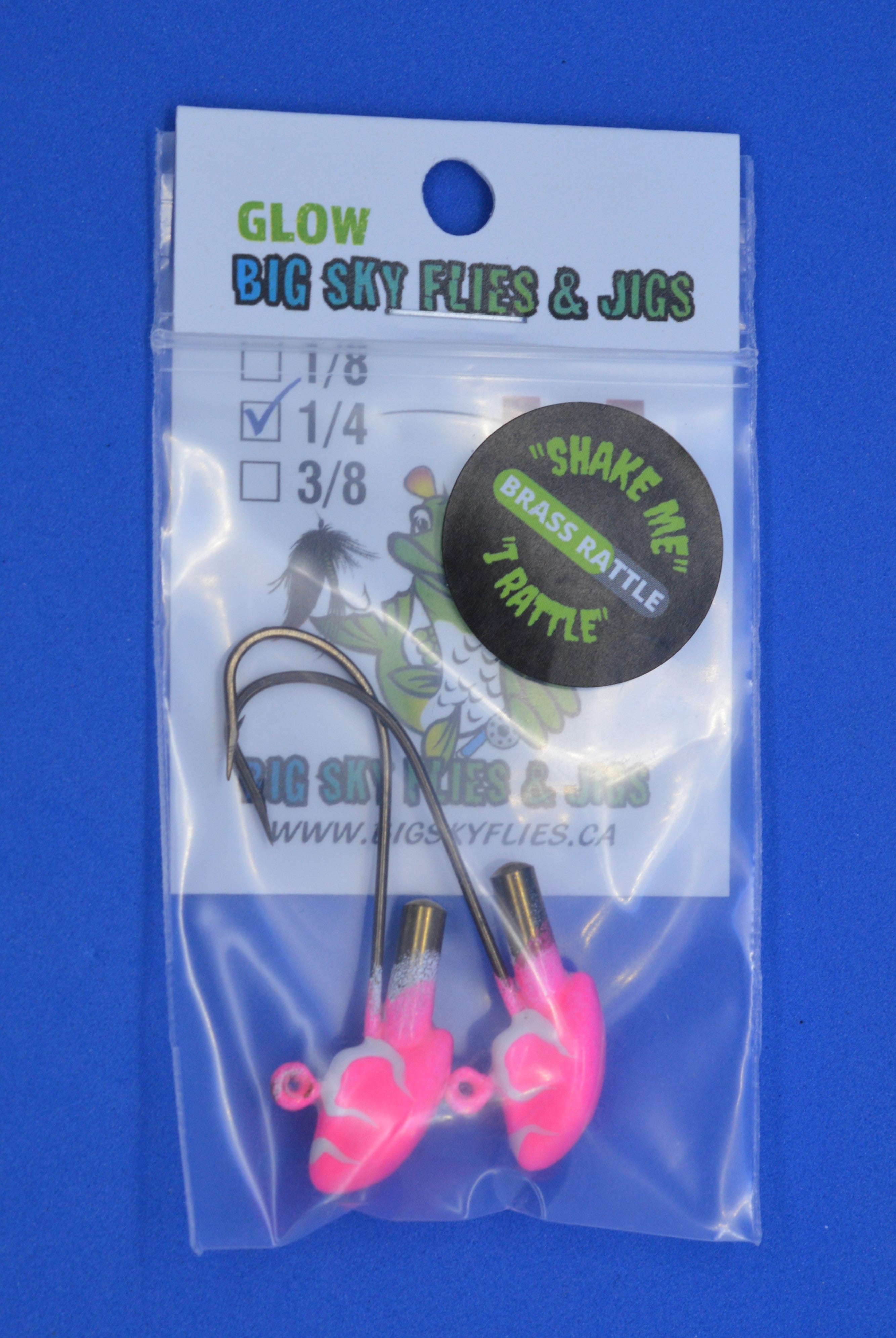 🍁Big Sky Erie Rattle Jigs 1/4oz 2/pack