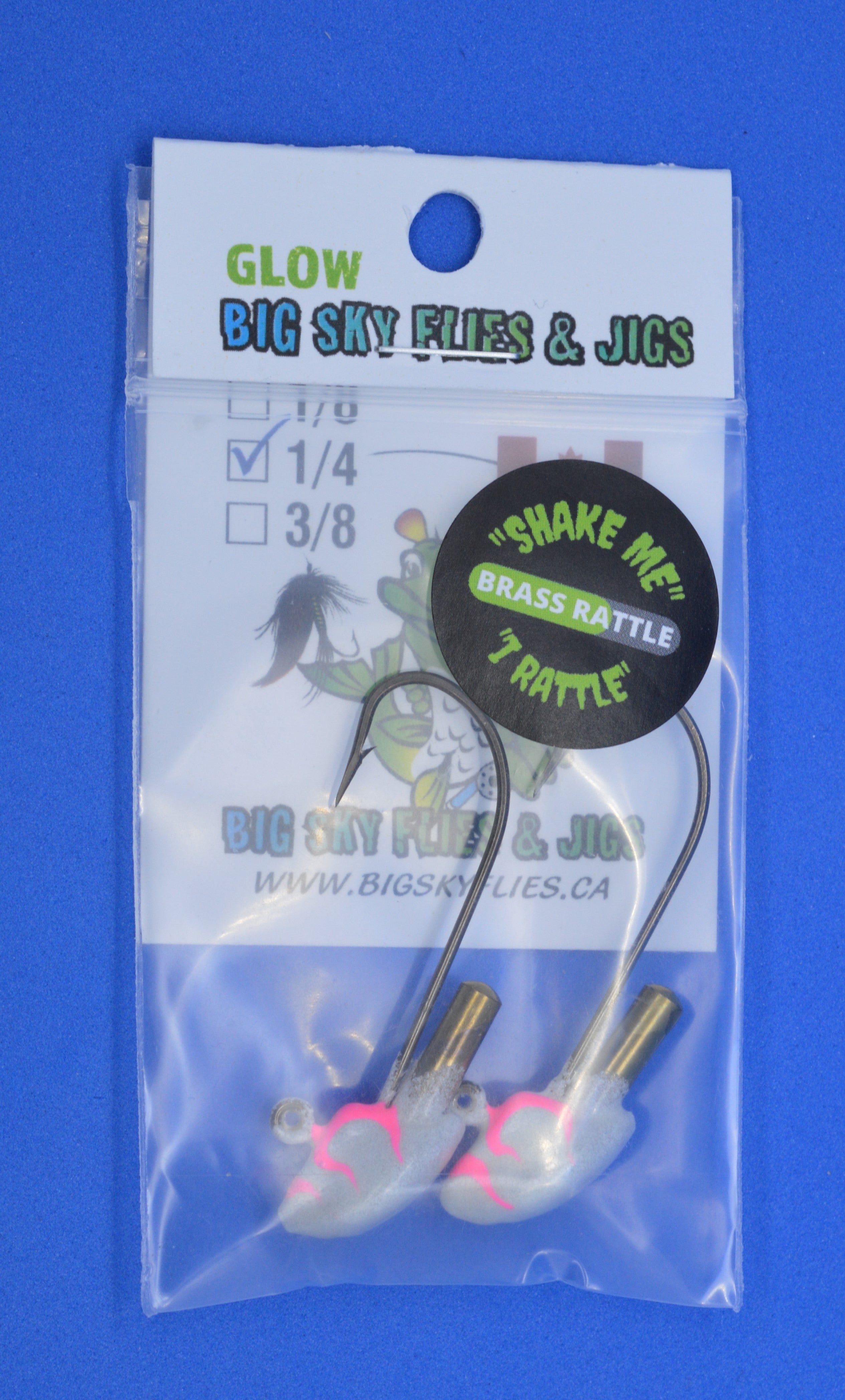 🍁Big Sky Erie Rattle Jigs 1/4oz 2/pack