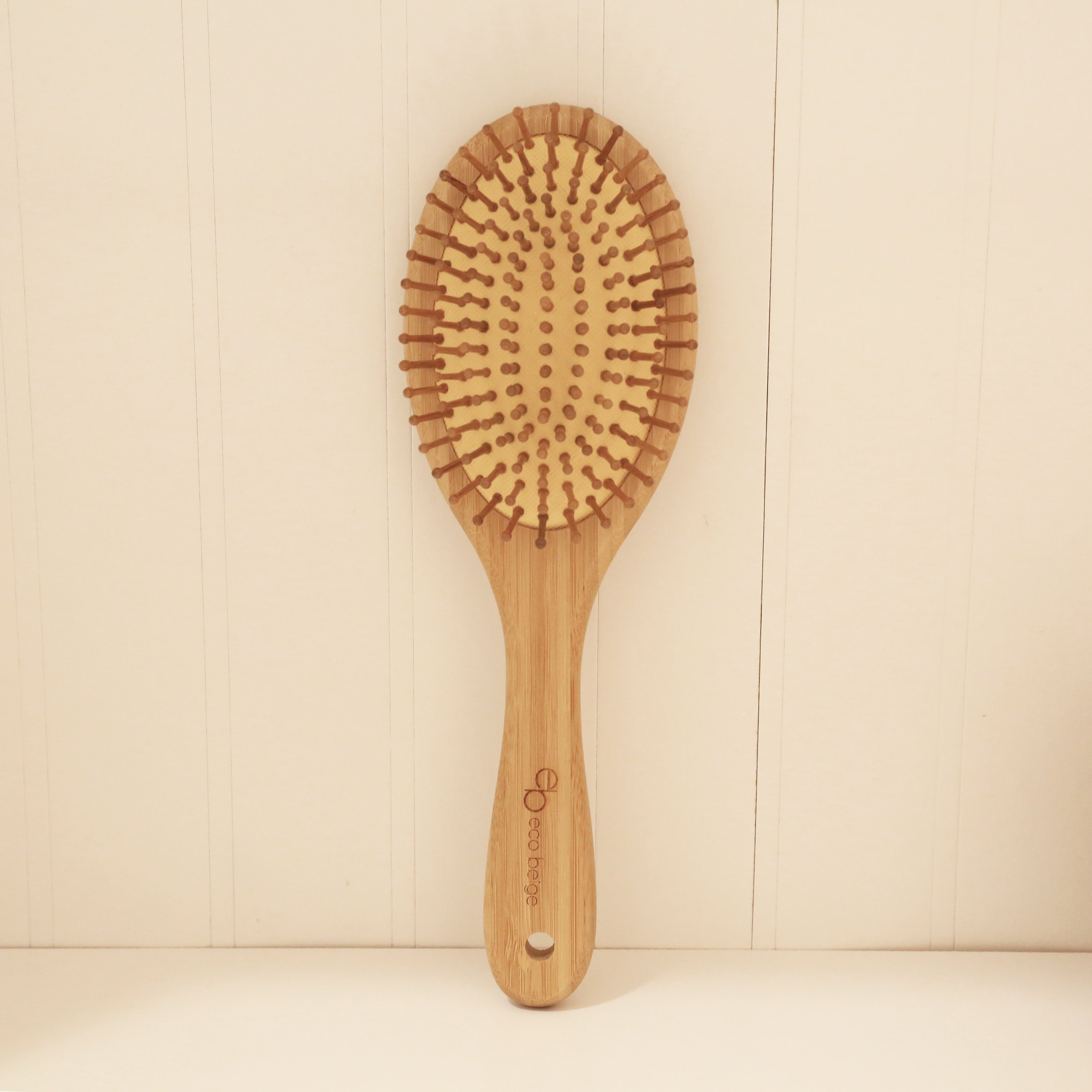 Cushioned Bamboo Hair Brush- Oval