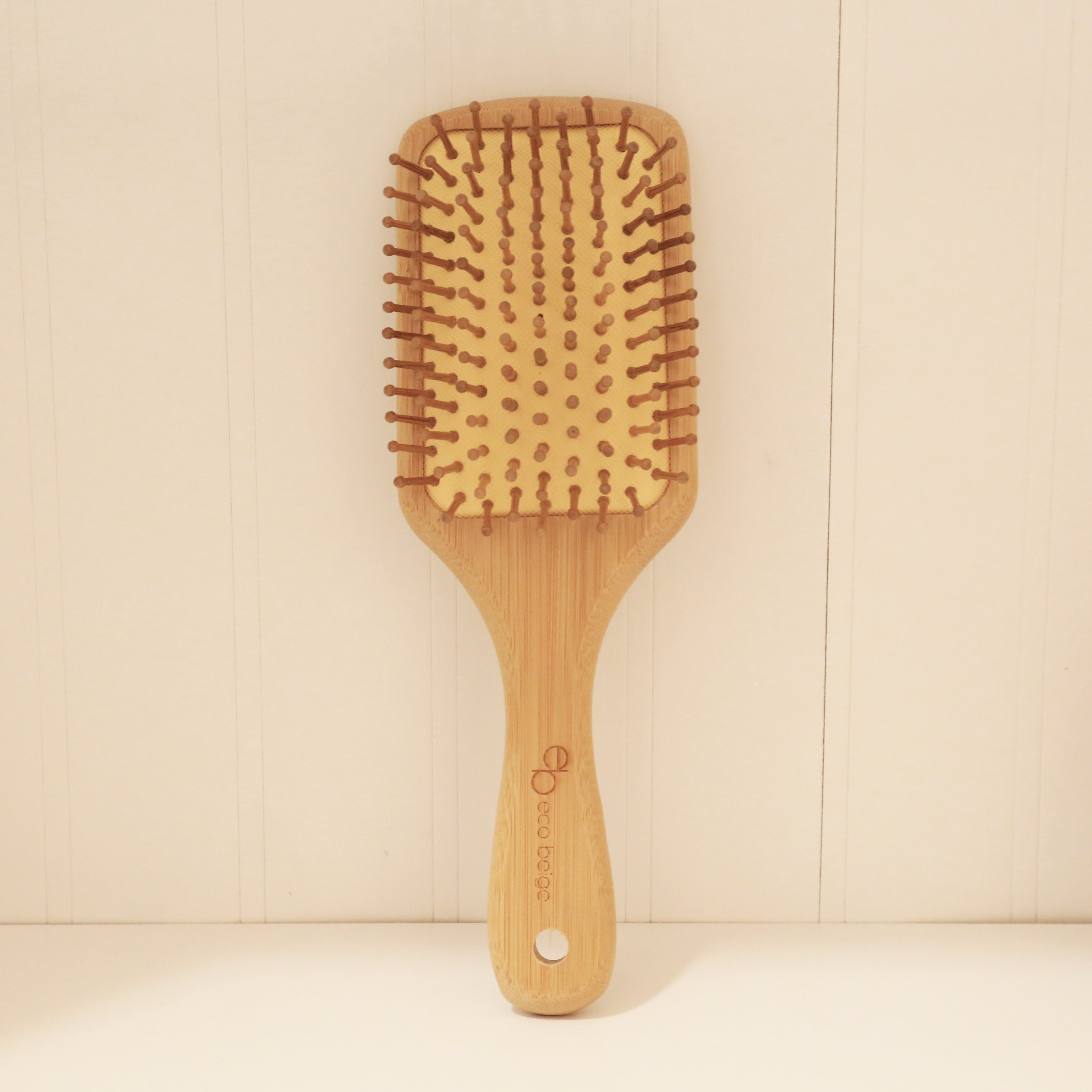 Cushioned Bamboo Hair Brush- Rectangle