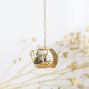 Gold Teapot Tea Infuser