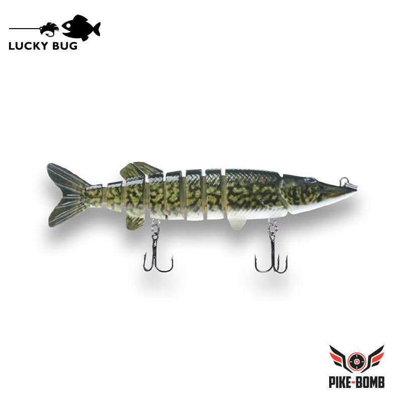 đLucky Bug 5" Pike Bomb Lures