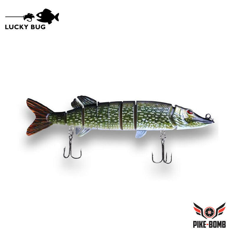 đLucky Bug 5" Pike Bomb Lures