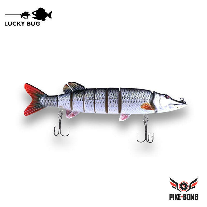 đLucky Bug 5" Pike Bomb Lures