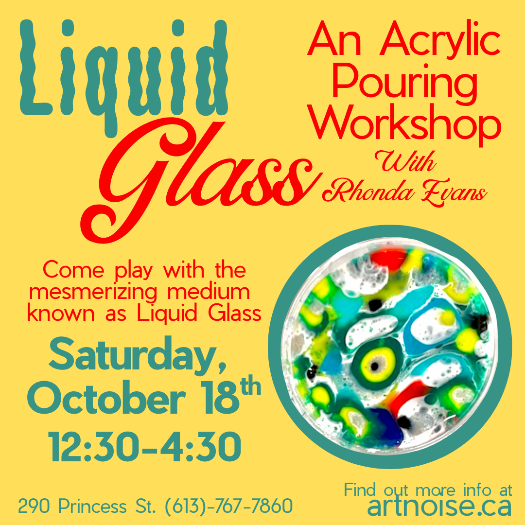 Liquid Glass: Acrylic Pouring Workshop with Rhonda Evans