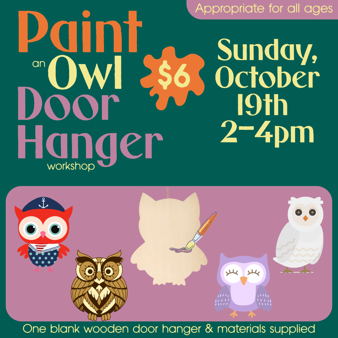 Paint an Owl Door Hanger