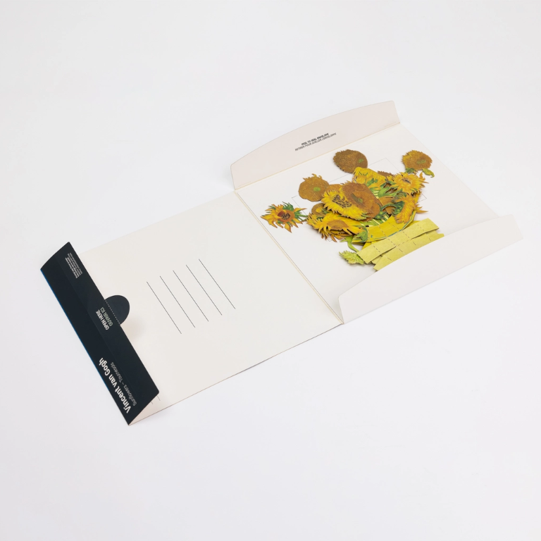 Today is Art Day Vincent van Gogh - Sunflowers - Paper Bouquet - Art Noise