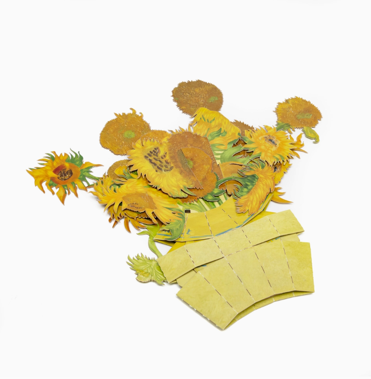 Today is Art Day Vincent van Gogh - Sunflowers - Paper Bouquet - Art Noise