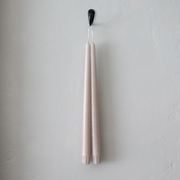 SOCCO Designs Taper Candles - Pair Oatmeal