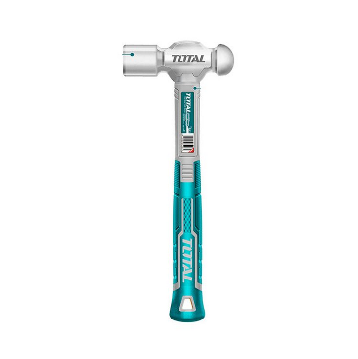 Total Tools - 16Oz Unique Design Ball pein hammer(Fiberglass Handle)
