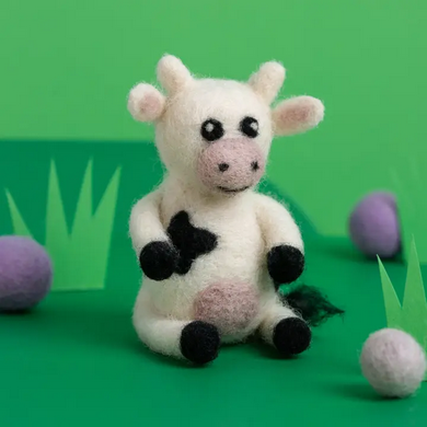 Hawthorn Handmade - Cow Mini Needle Felting Kit