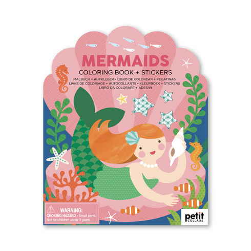 Mermaids Colouring Book with Stickers