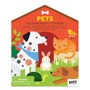 Pets Colouring Book with Stickers