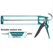 Total Tools - 9" Skeleton Caulking gun
