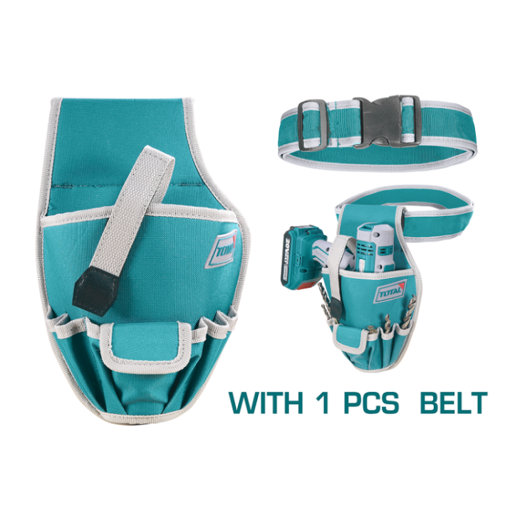 Total Tools - 6 Pockets Tools Pouch with belt