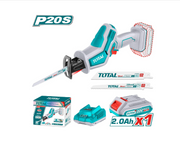 Total Tools - 20V Cordless reciprocating saw (1Battery+1Charger)