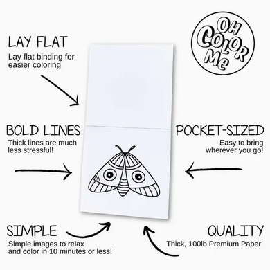 Oh Color Me - Mini Coloring Book - Merry Magic