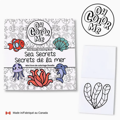 Oh Color Me - Mini Coloring Book - Sea Secrets