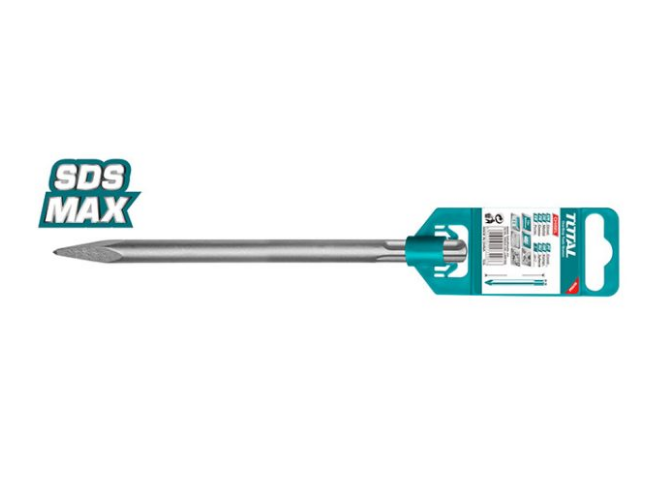 Total Tools - 12" Pointed SDS max chisel