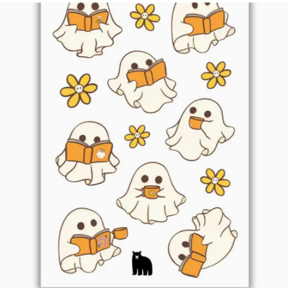 Four Bears Sticker Club - Bookish Boos