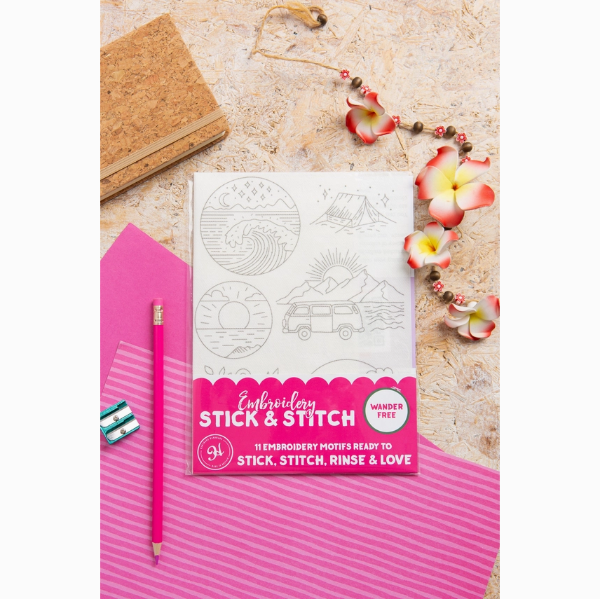 Wander Free Stick & Stitch Embroidery Pack