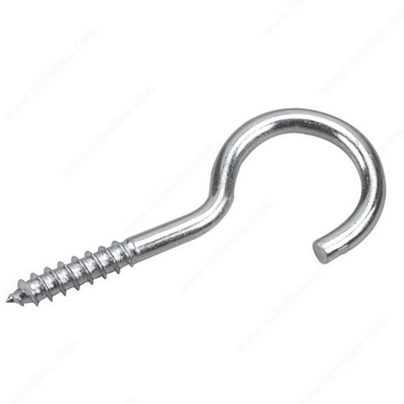 Screw Hook with Lag Thread -  1 7/8" -  Zinc