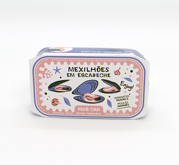 Miss Can Marinated Mussels in Escabeche Sauce