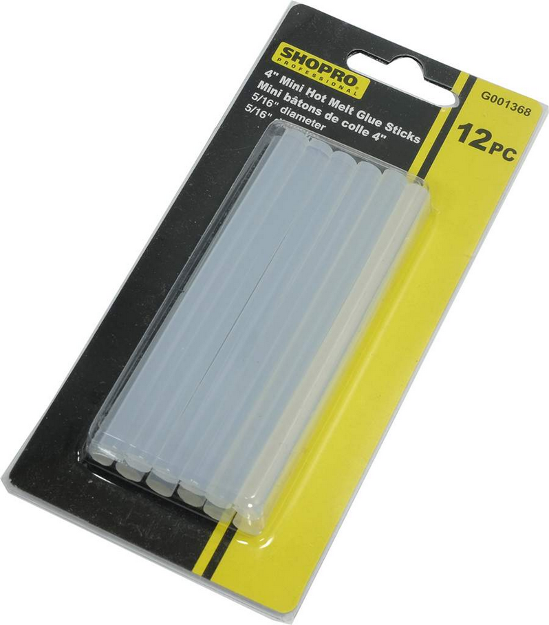 SHOPRO - 12 PC 4" HOT MELT MINI GLUE STICKS