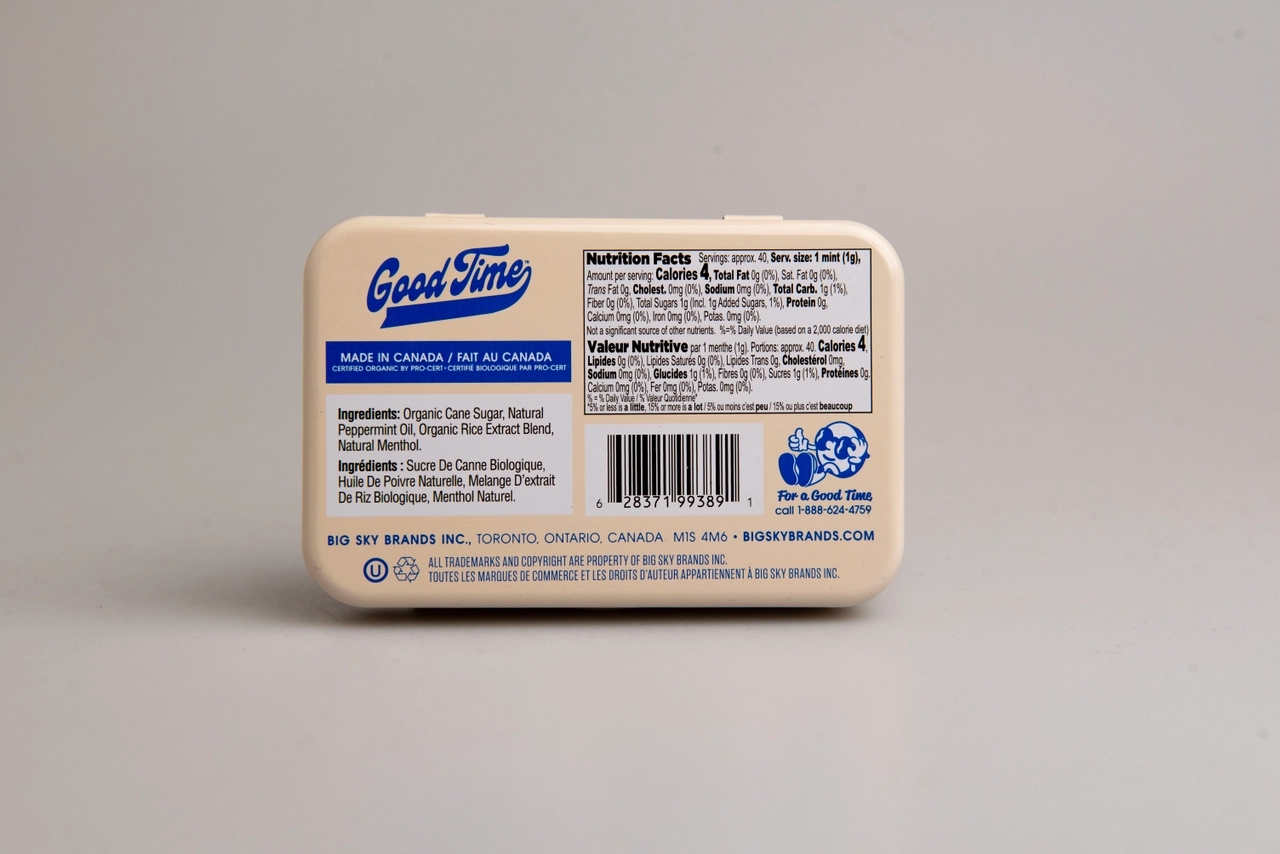 Good Time Organic Mints - Peppermint