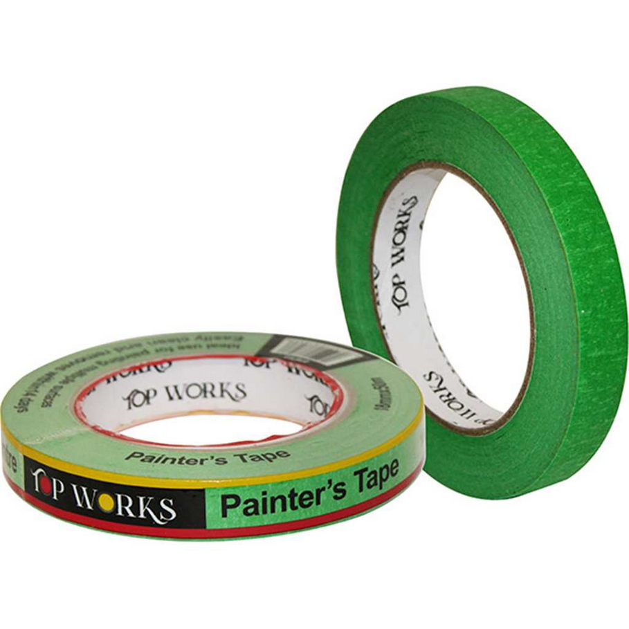 TOP WORKS - PAINTERS TAPE- GREEN- 18MMX50M