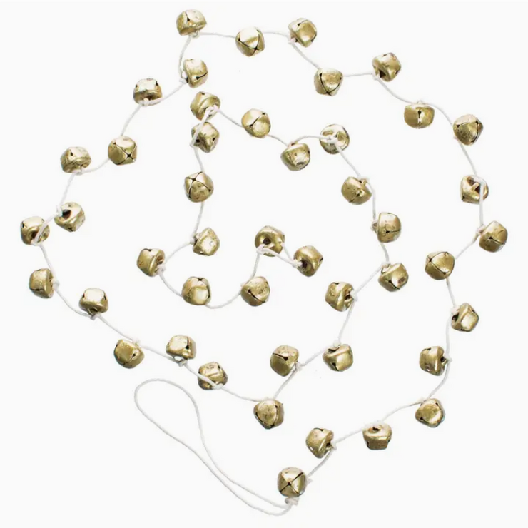 Gold Jingle Bell Garland