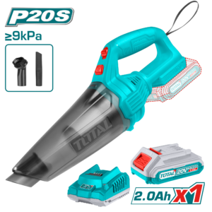 Total Tools - 20V Cordless Hand Vacuum Cleaner (1Battery+1Charger)