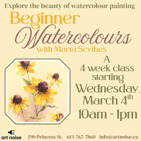 Beginner Watercolours with Marta Scythes Art Noise product_type art-noise.myshopify.com beginner-watercolours-with-marta-scythes Beginner Watercolours with Marta Scythes Art Noise art-noise.myshopify.com beginner-watercolours-with-marta-scythes