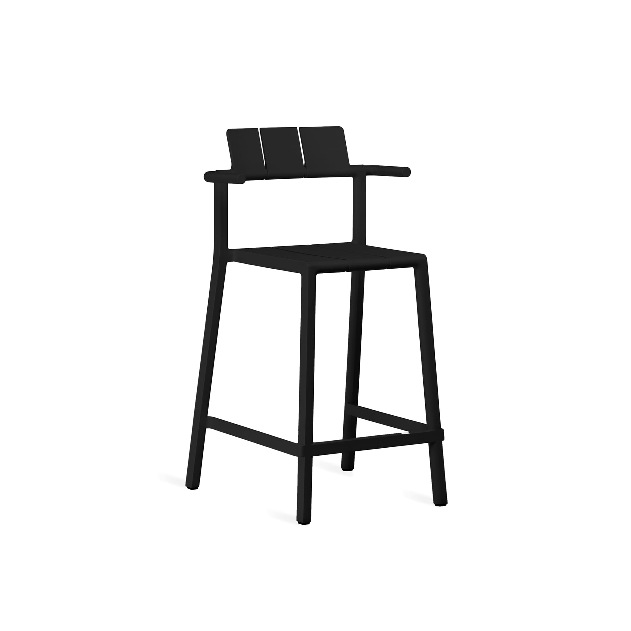 Yard Counter Stool with Arms<br> Indoor & Outdoor Use