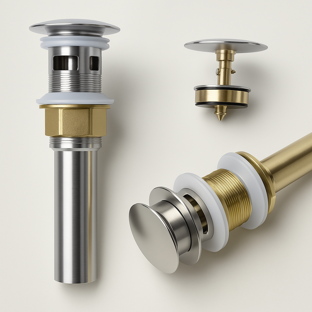 Pop-Up Bathroom Sink Drain