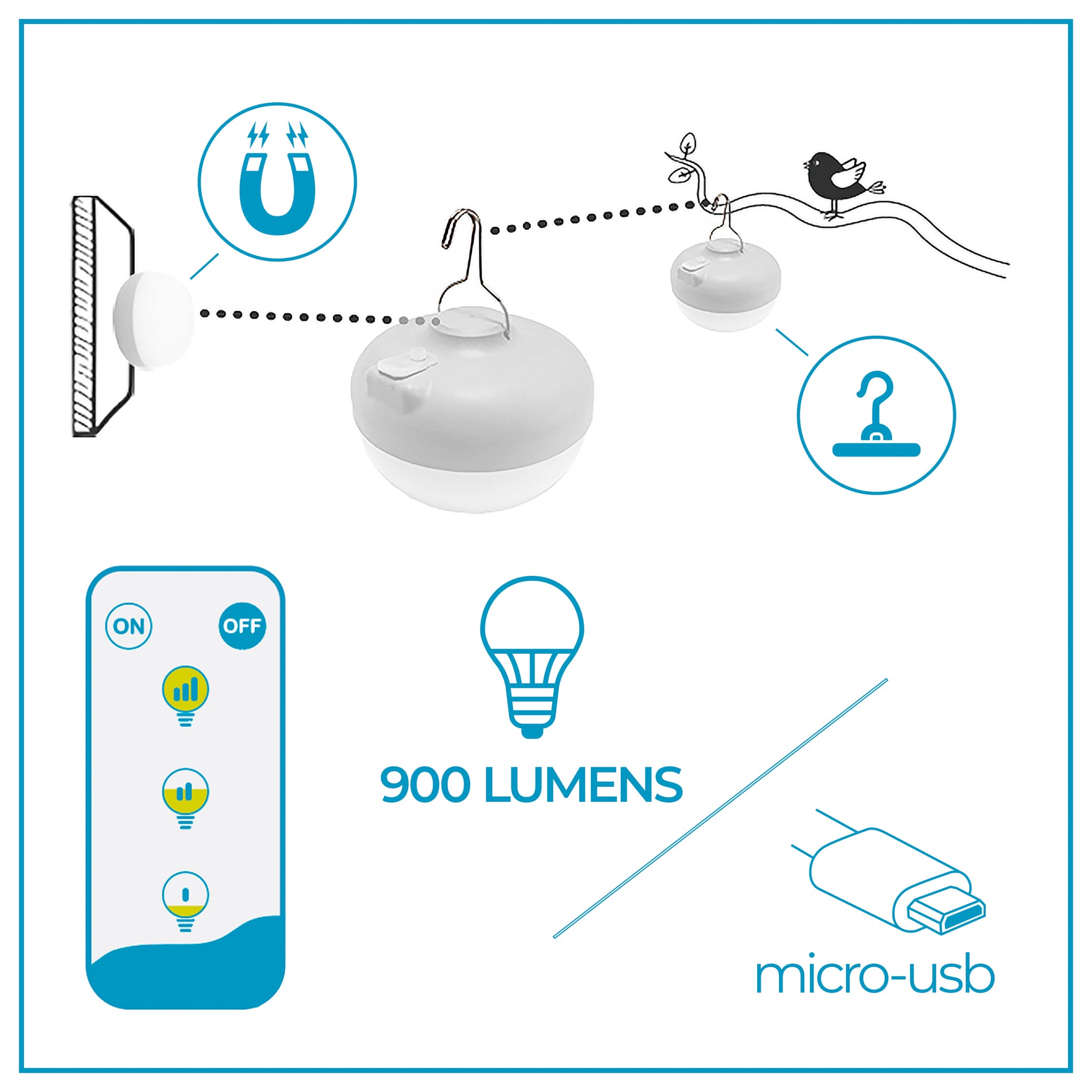 Cherry Ambient Lighting<br> (solar & rechargeable)