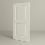 Carrera 2‑Panel Square‑Top Interior Door – Hollow Core, Primed