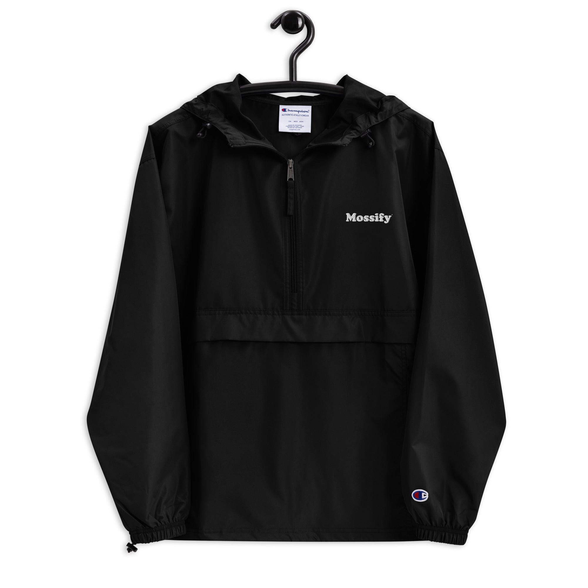 Embroidered Mossify / Champion Packable Jacket
