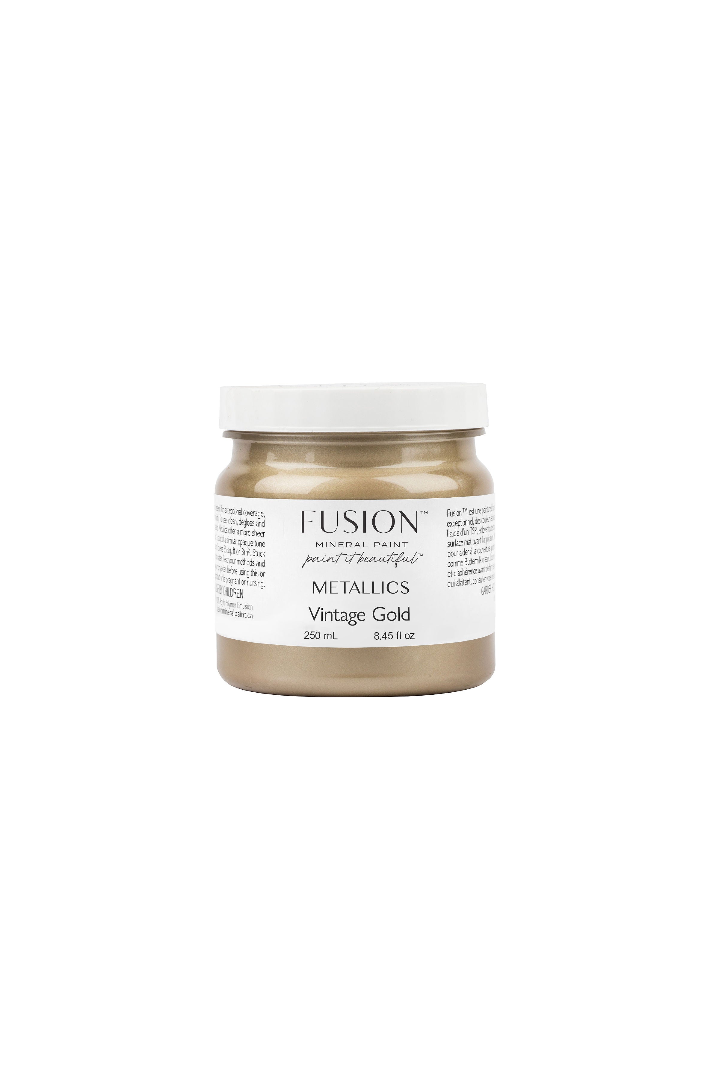 Fusion Mineral Paint Metallic Vintage Gold