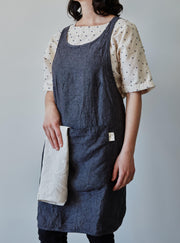 Linen Apron - Anthracite
