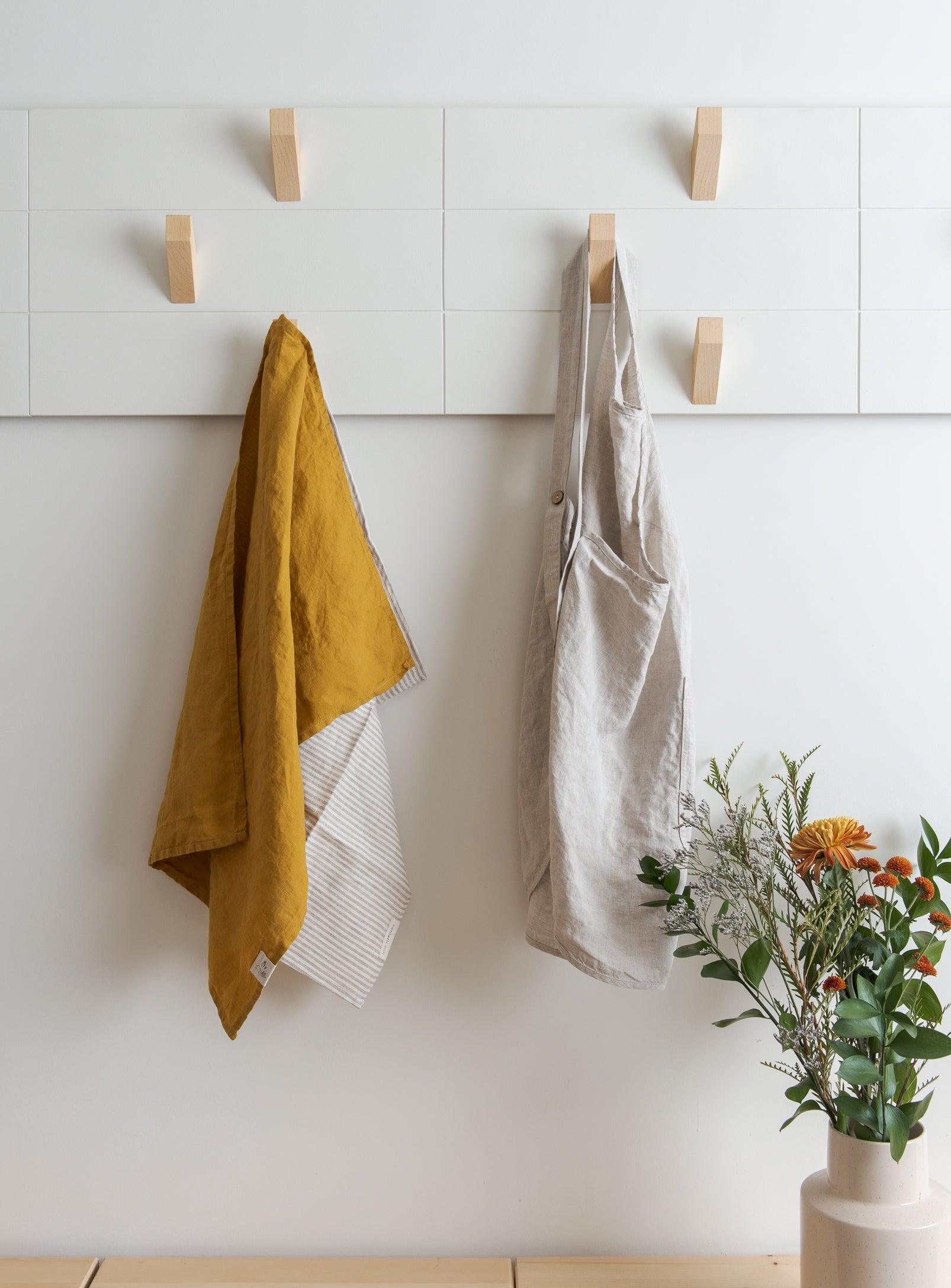 Linen Apron - Oat