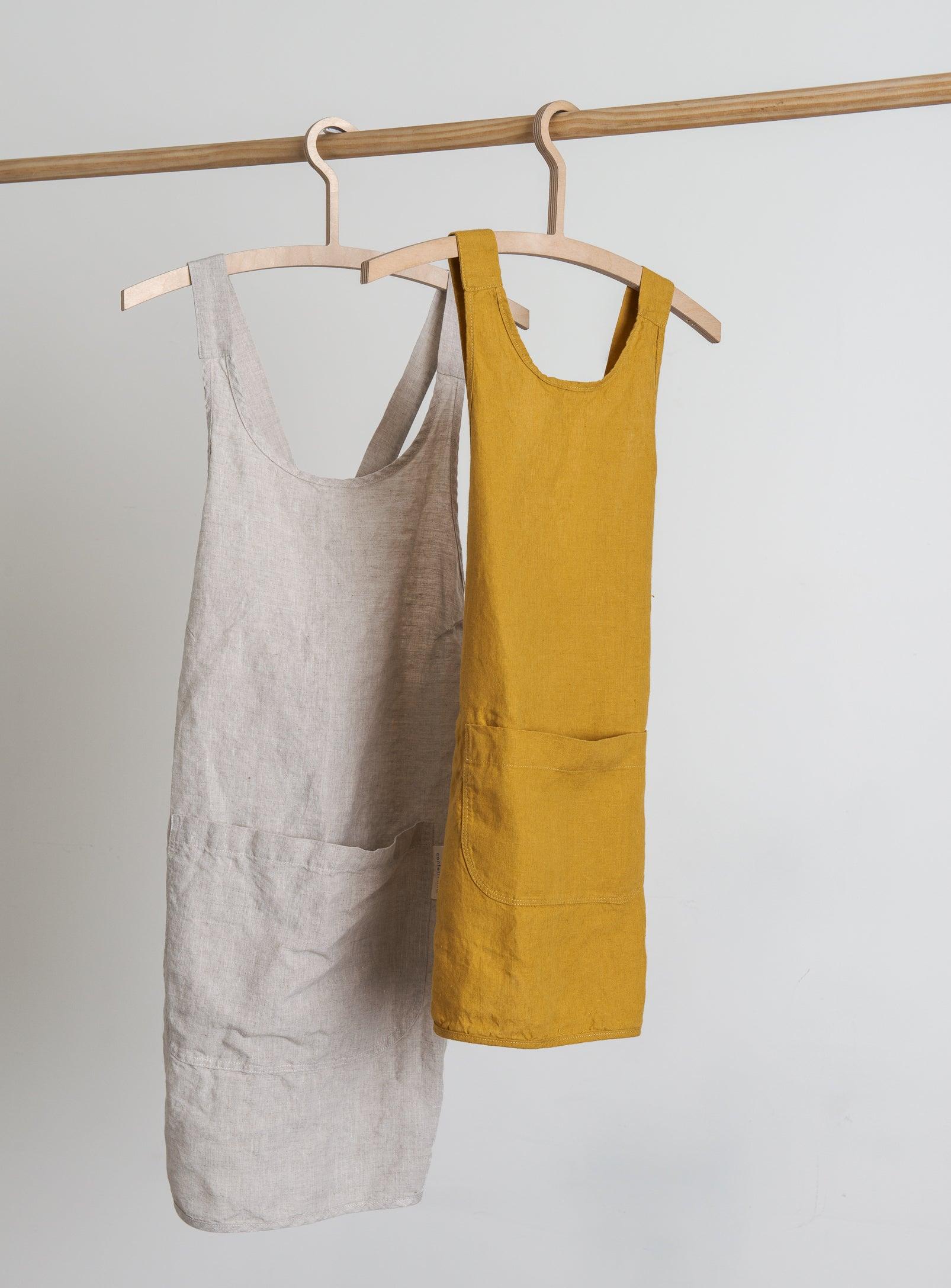 Linen Apron - Oat