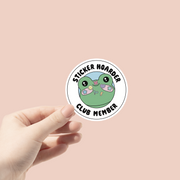 Sticker Hoarder Club Member Sticker