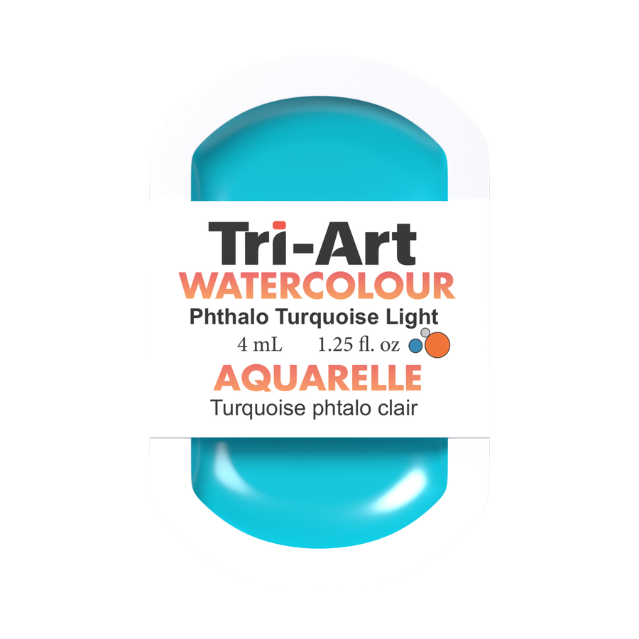 Tri-Art Water Colours - Phthalo Turquoise Light
