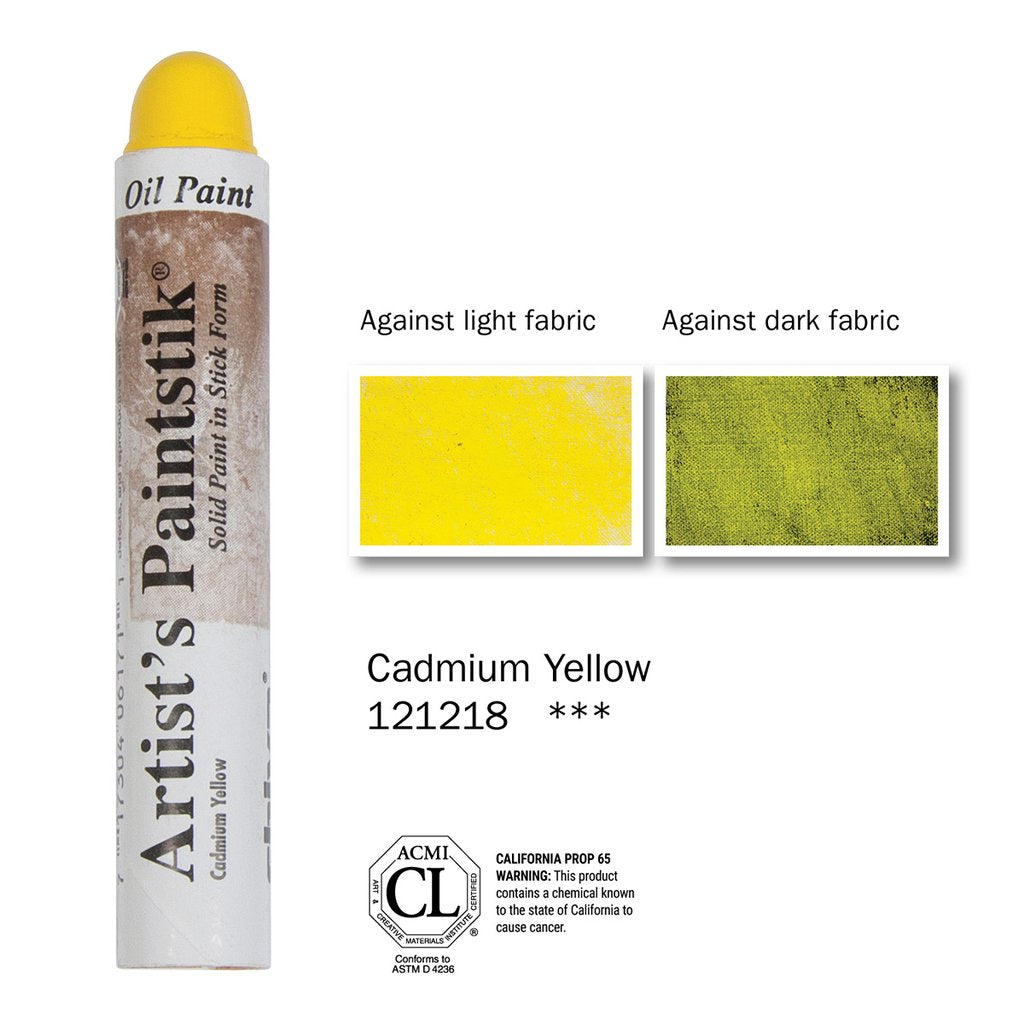 Jack Richeson - Shiva Paintstik - Cadmium Yellow - Art Noise